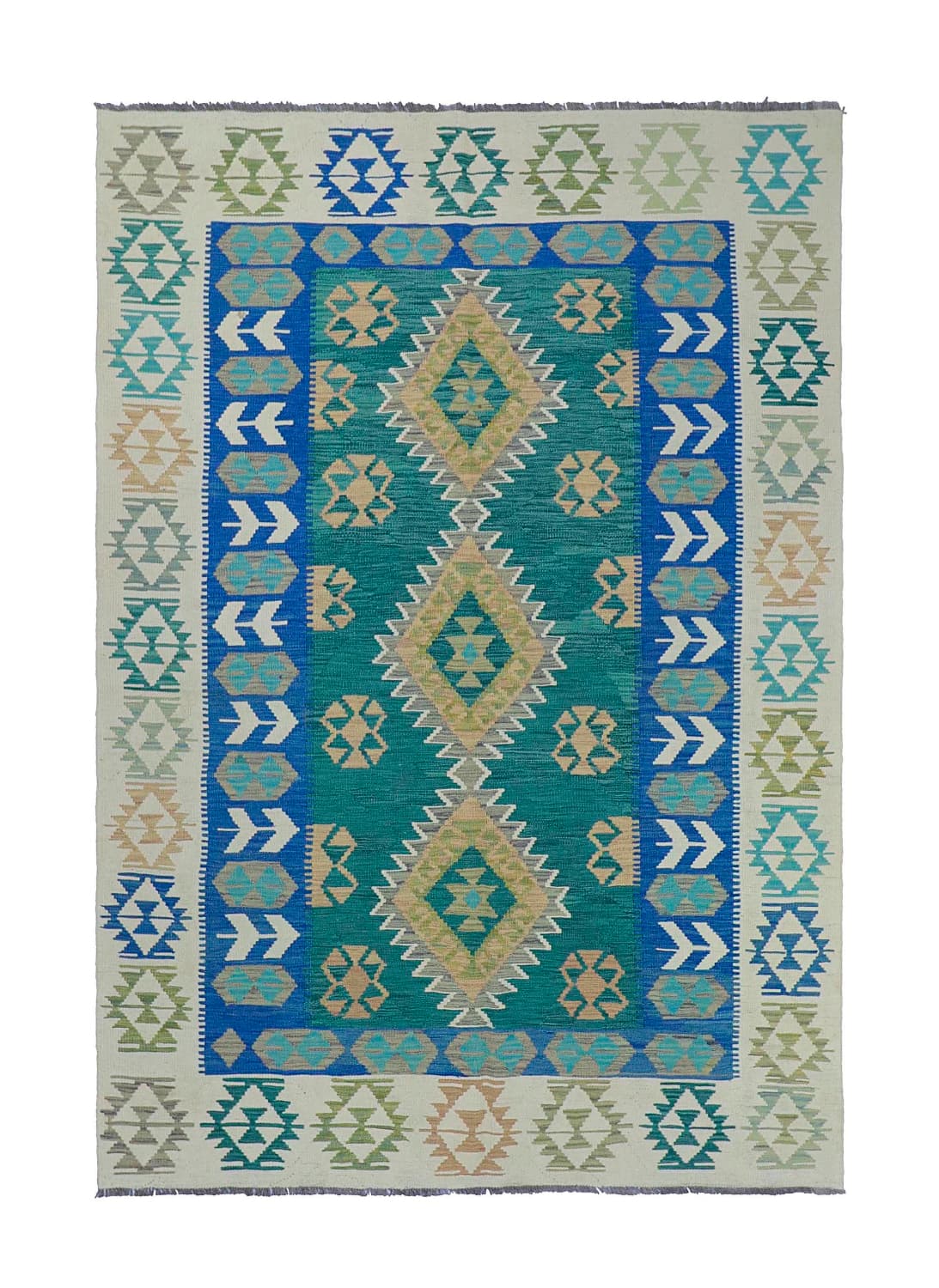 Orientalisk Matta - Vegi Kelim Hand Woven - 171 x 250 cm (Storlek: 171 x 250 cm)
