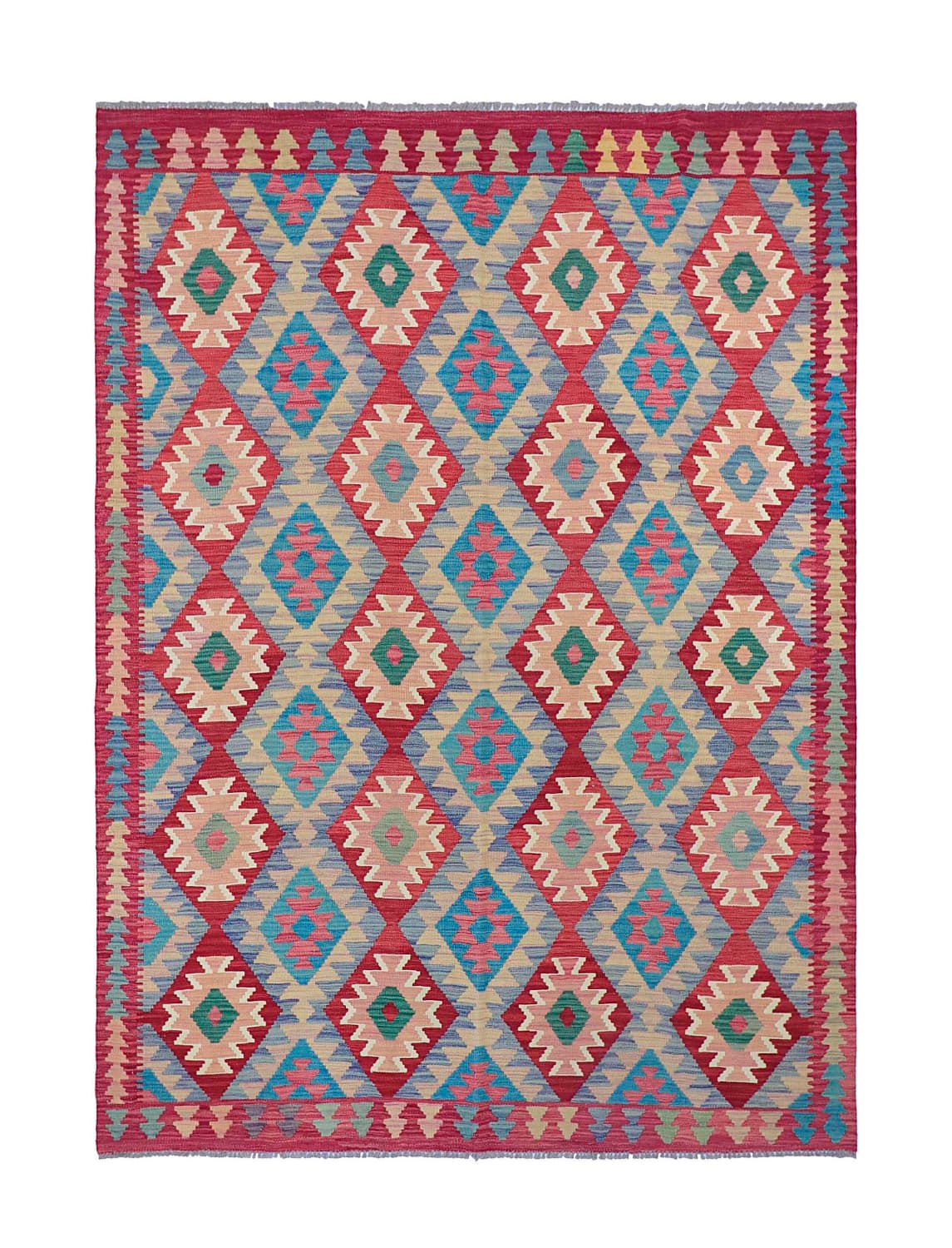 Orientalisk Matta - Vegi Kelim Hand Woven - 175 x 245 cm (Storlek: 175 x 245 cm)