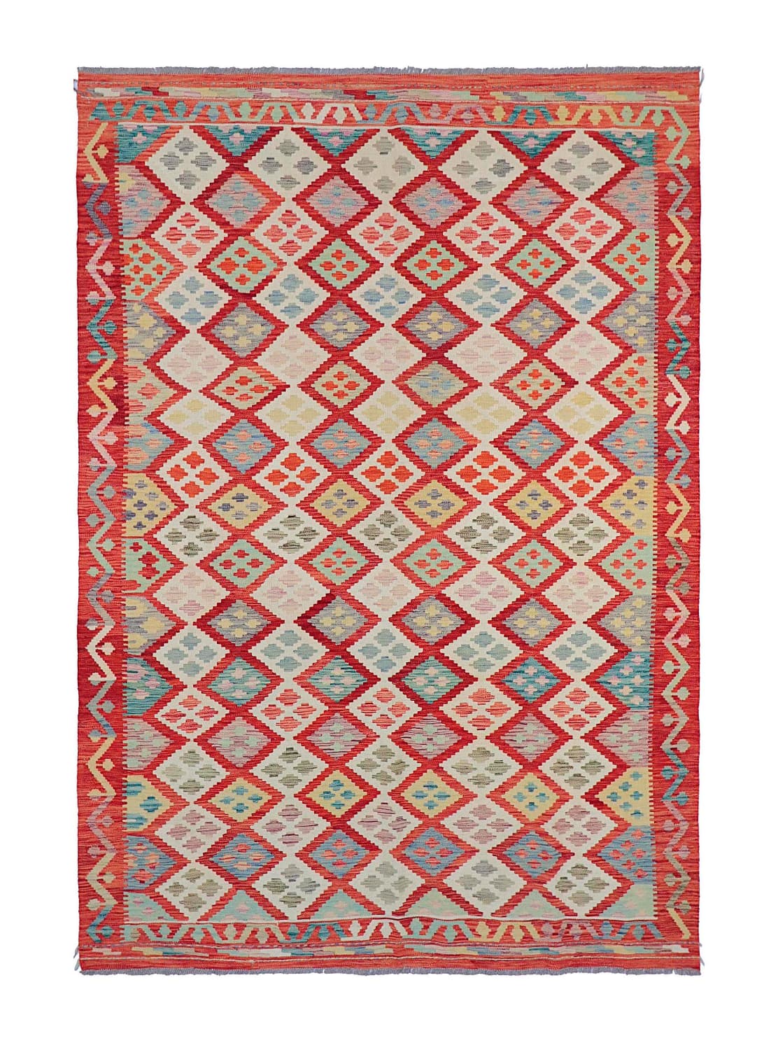 Orientalisk Matta - Vegi Kelim Hand Woven - 174 x 250 cm (Storlek: 174 x 250 cm)