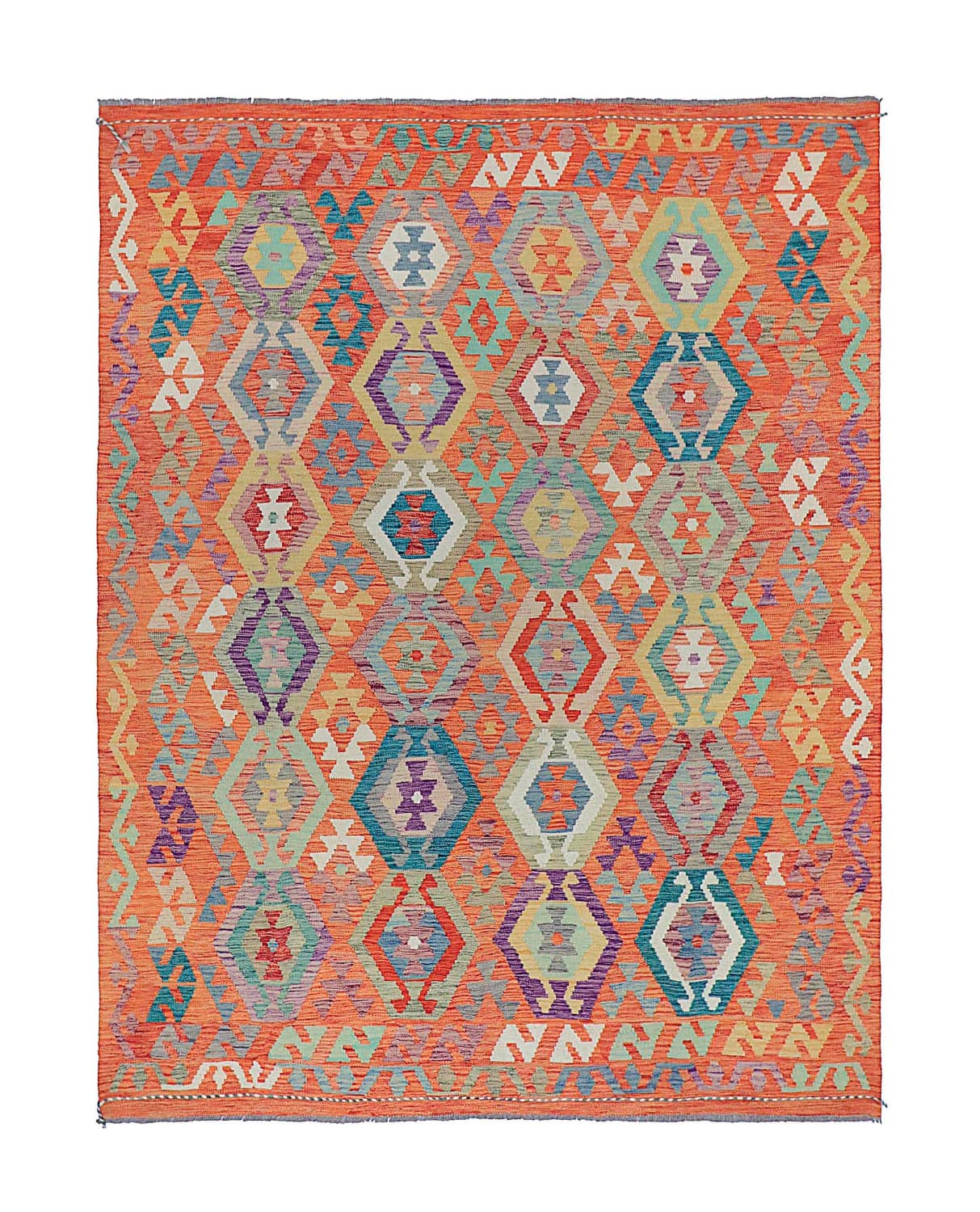 Orientalisk Matta - Vegi Kelim Hand Woven - 183 x 240 cm (Storlek: 183 x 240 cm)