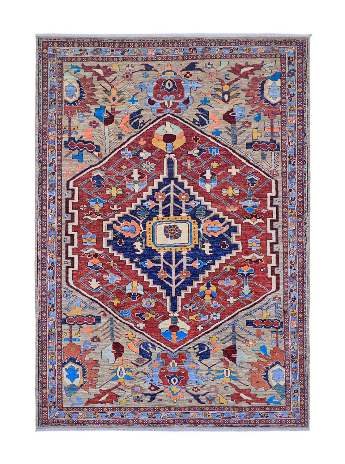 Orientalisk Matta - Chaman Rug Hand Knotted - 199 x 291 cm (Storlek: 199 x 291 cm)