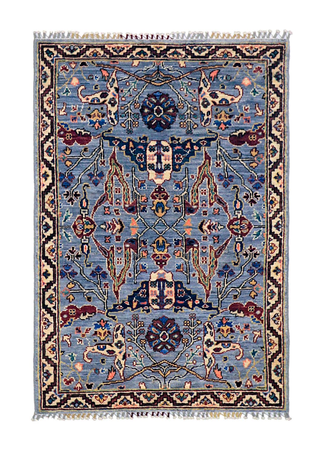 Orientalisk Matta - Chaman Rug Hand Knotted - 83 x 124 cm (Storlek: 83 x 124 cm)