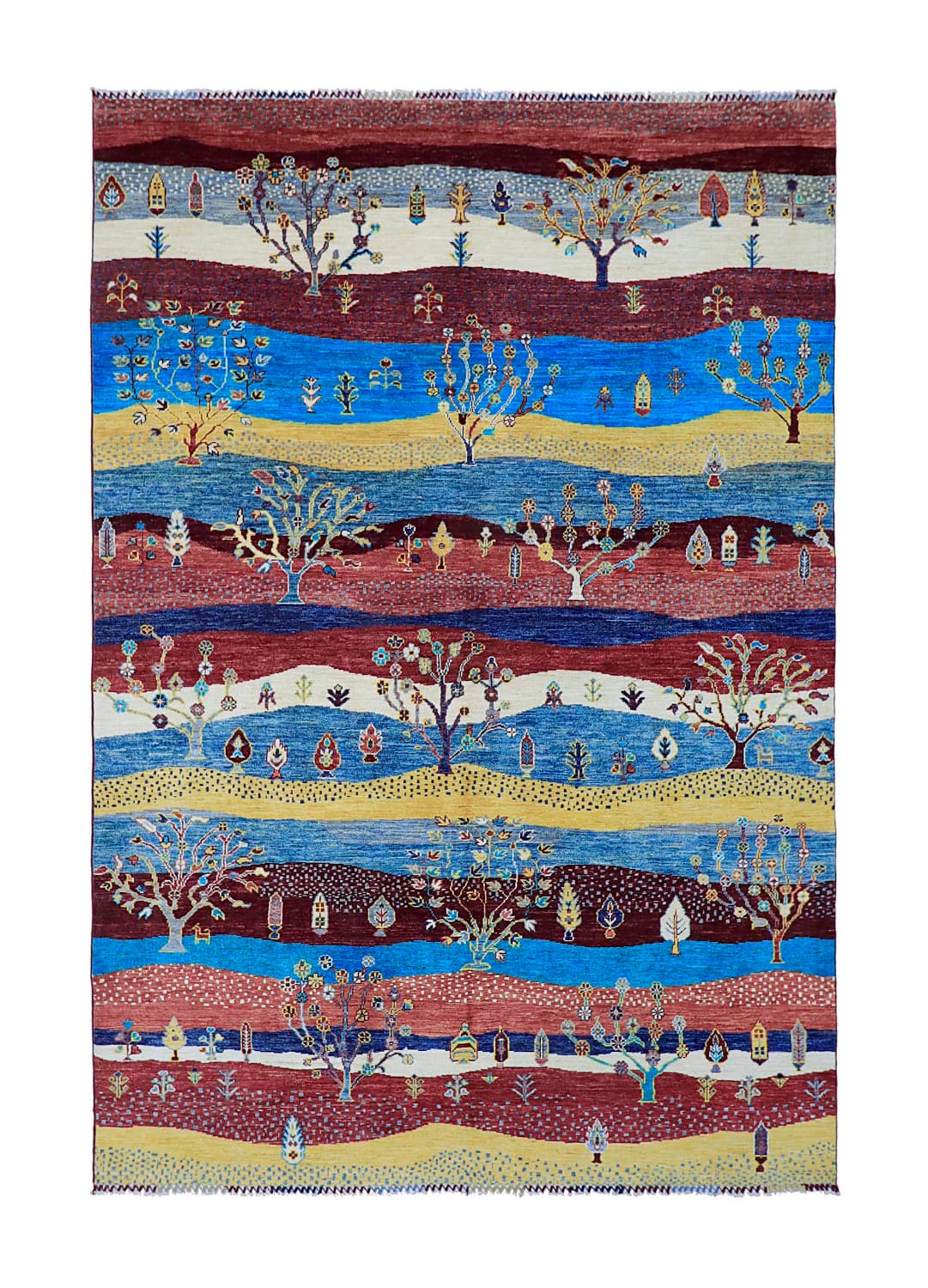 Orientalisk Matta - Chaman Rug Hand Knotted - 197 x 290 cm (Storlek: 197 x 290 cm)