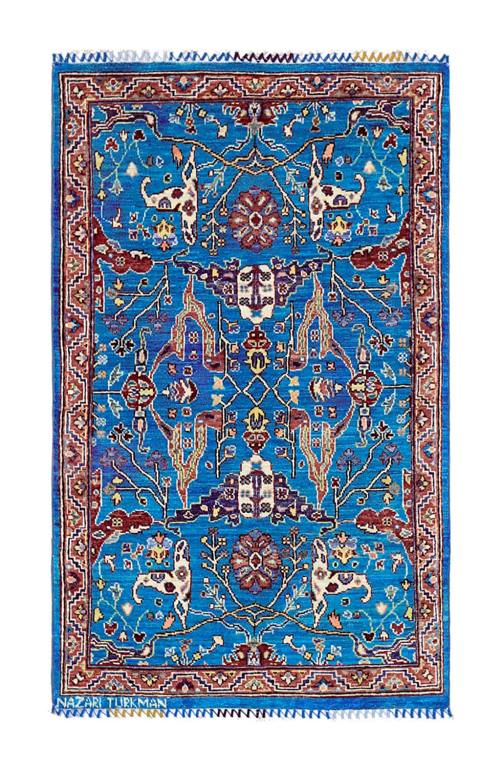 Orientalisk Matta - Chaman Rug Hand Knotted - 92 x 150 cm (Storlek: 92 x 150 cm)