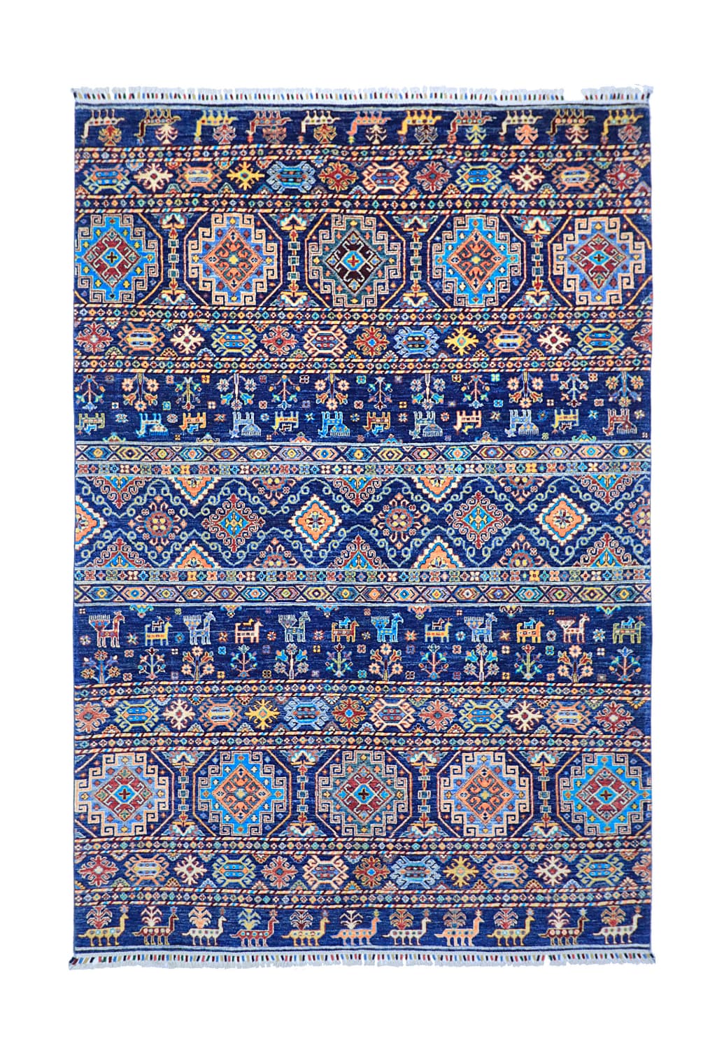 Orientalisk Matta - Chaman Rug Hand Knotted - 195 x 294 cm (Storlek: 195 x 294 cm)