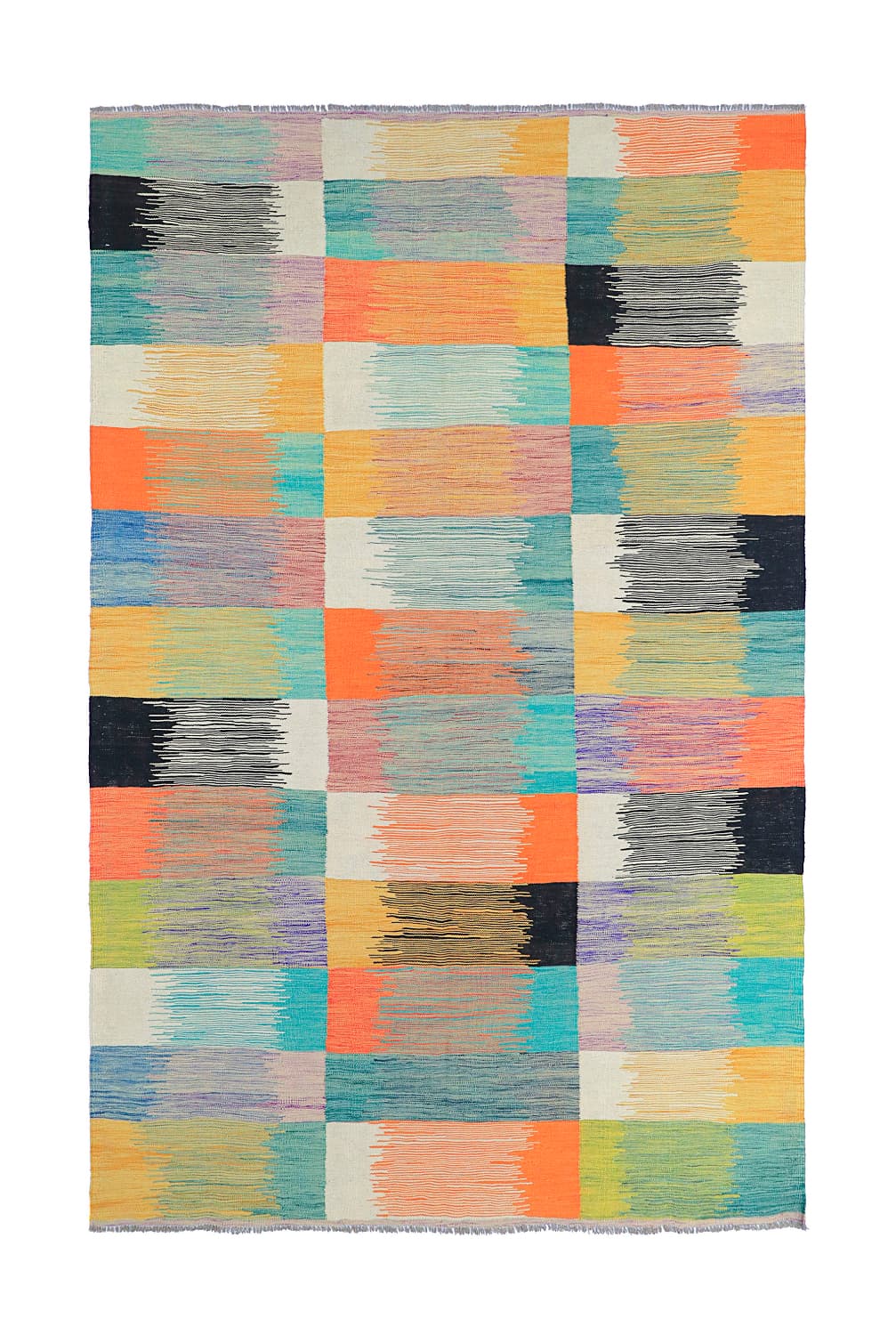 Orientalisk Matta - Kelim Hand Woven - 197 x 299 cm (Storlek: 197 x 299 cm)