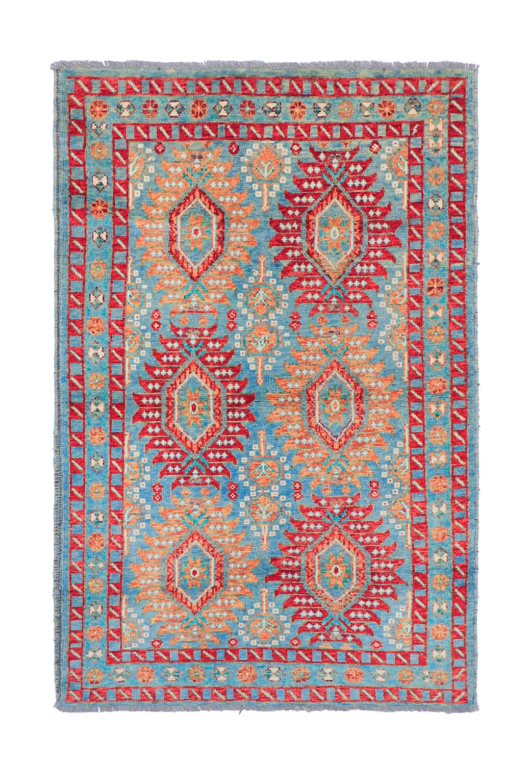 Orientalisk Matta - Suzani Hand Knotted - 120 x 180 cm (Storlek: 120 x 180 cm)