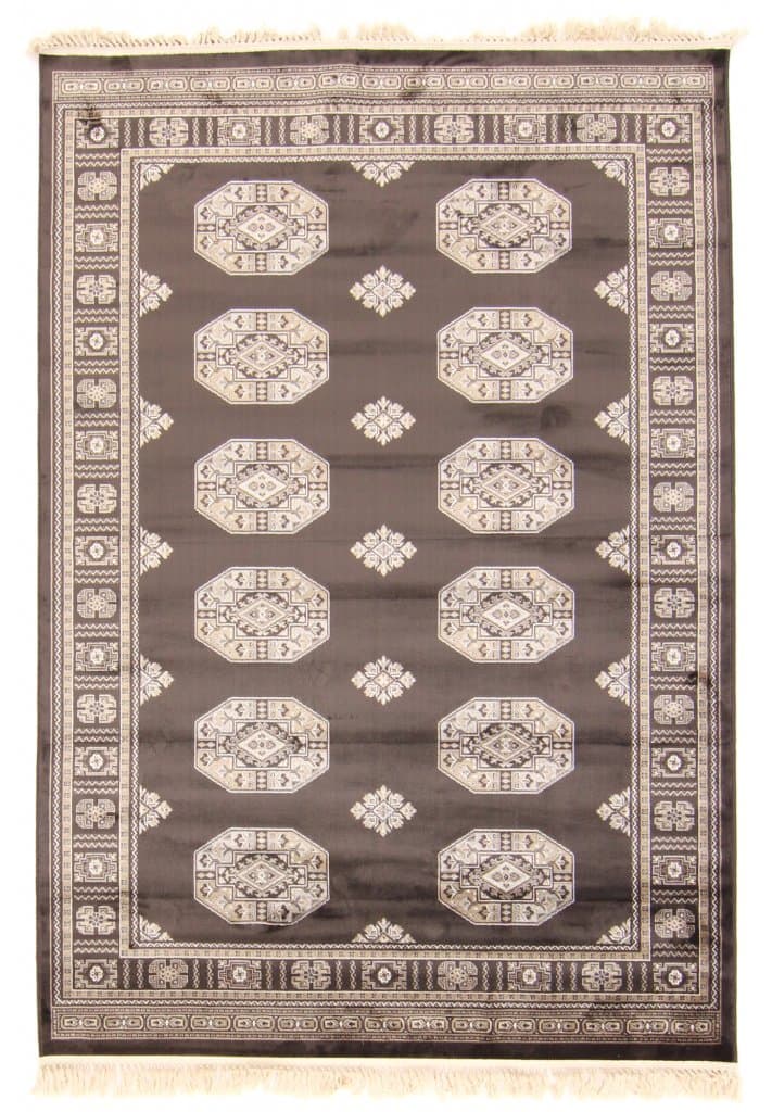 Wiltonmatta - Charikar (svart) (Storlek: 80 x 300 cm)