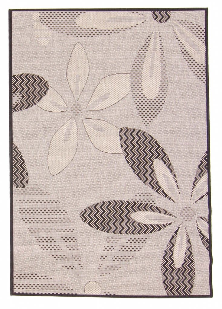 Wiltonmatta - Oregon (svart/sand) (Storlek: 200 x 290 cm)