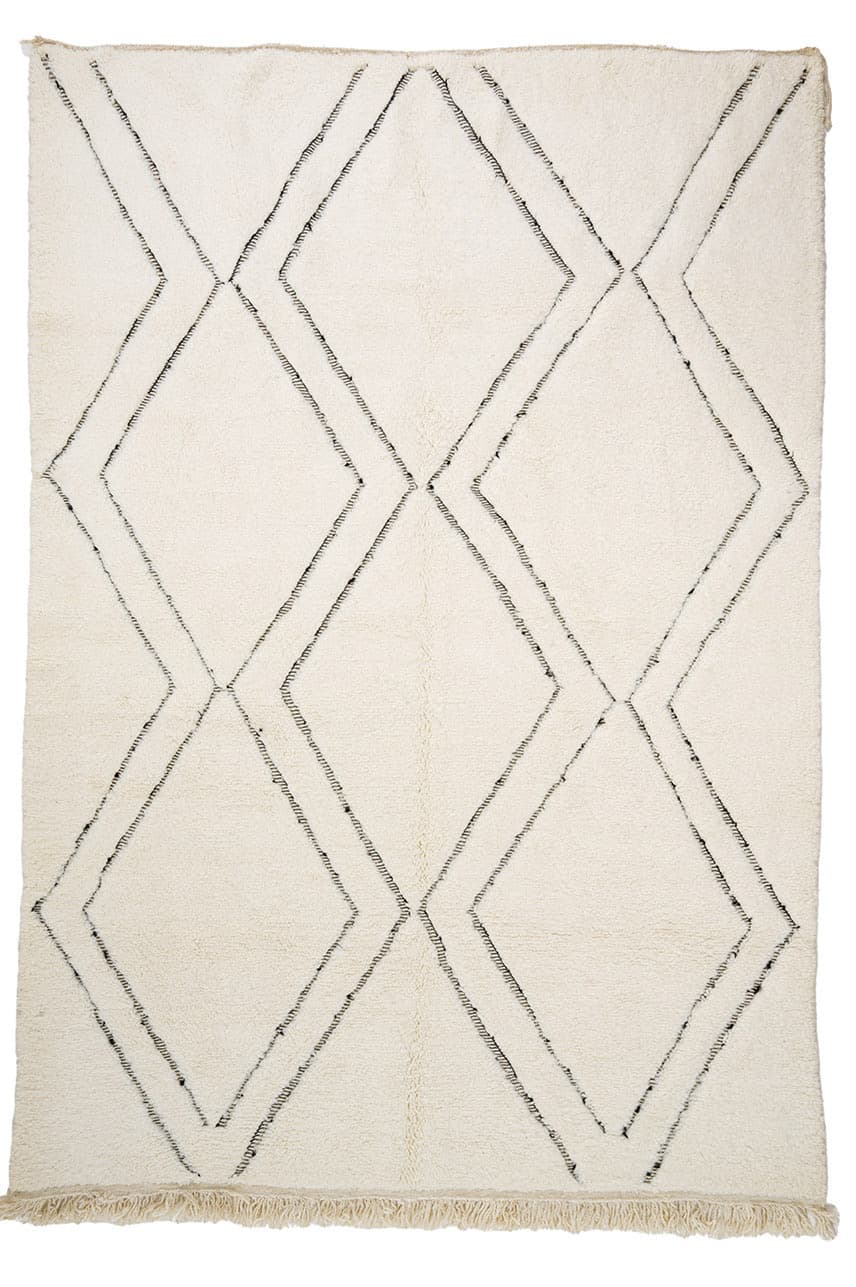 Kelimmatta Marockansk Beni Ourain 210 x 300 cm (Storlek: 210 x 300 cm)