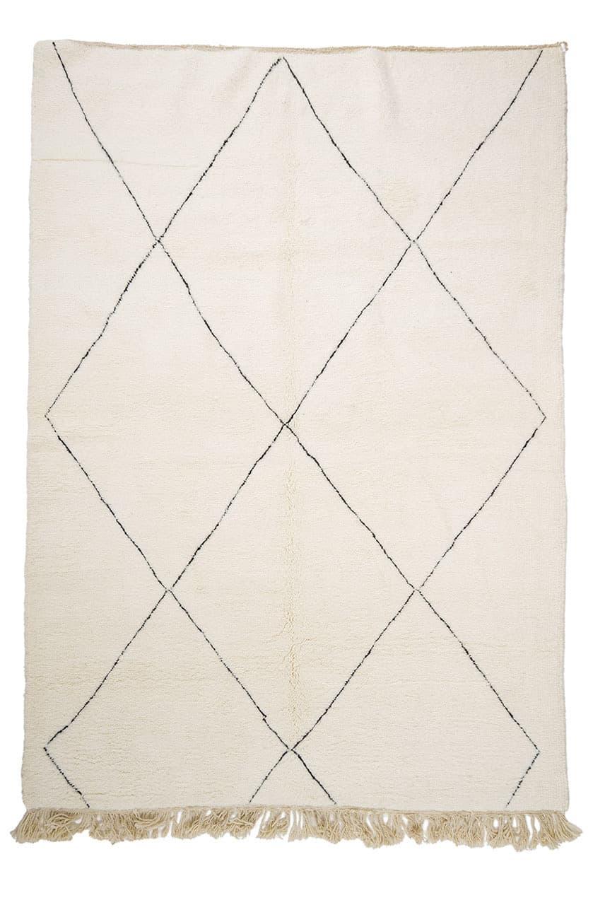 Kelimmatta Marockansk Beni Ourain 210 x 295 cm (Storlek: 210 x 295 cm)