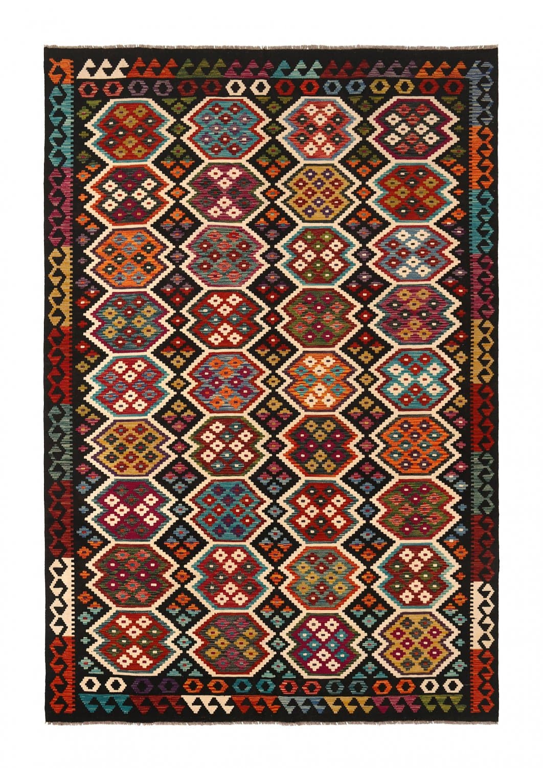 Orientalisk kelimmatta 297 198 cm (Storlek: 297 198 cm)