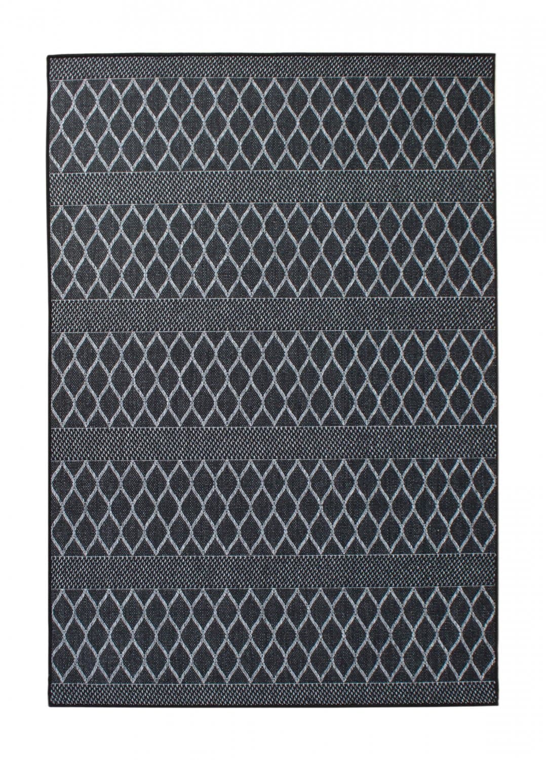 Wiltonmatta - Lissabon (svart) (Storlek: 50 x 80 cm)