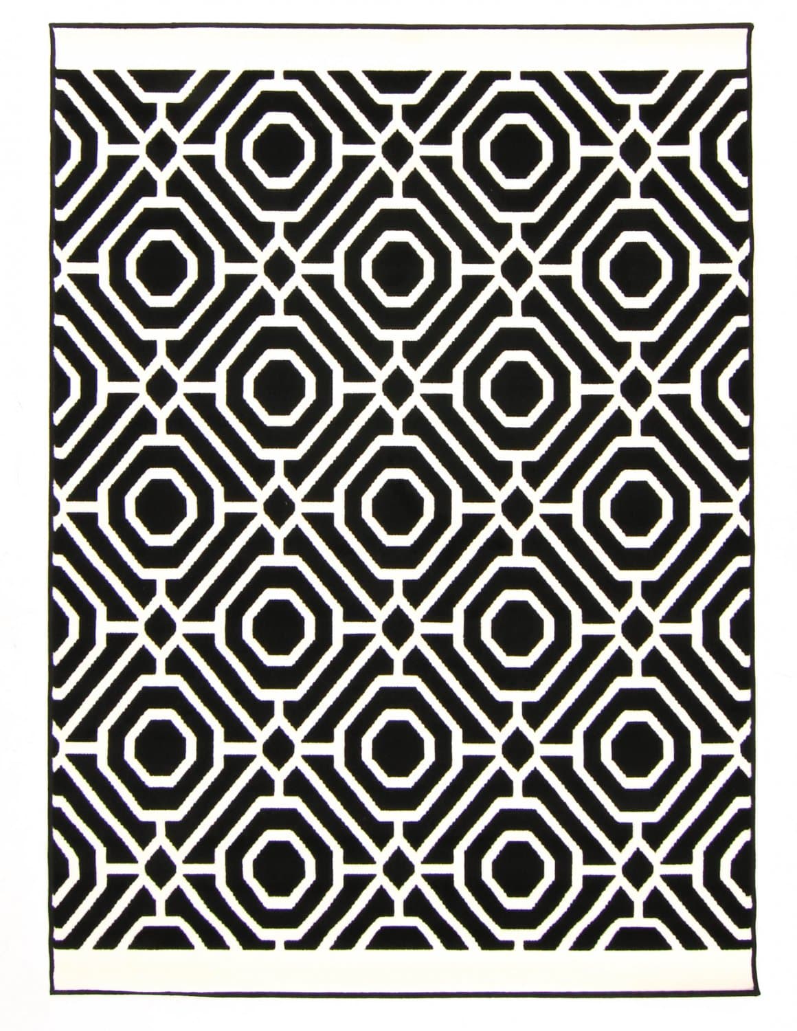Wiltonmatta - Florence Blackpool (svart) (Storlek: 200 x 290 cm)