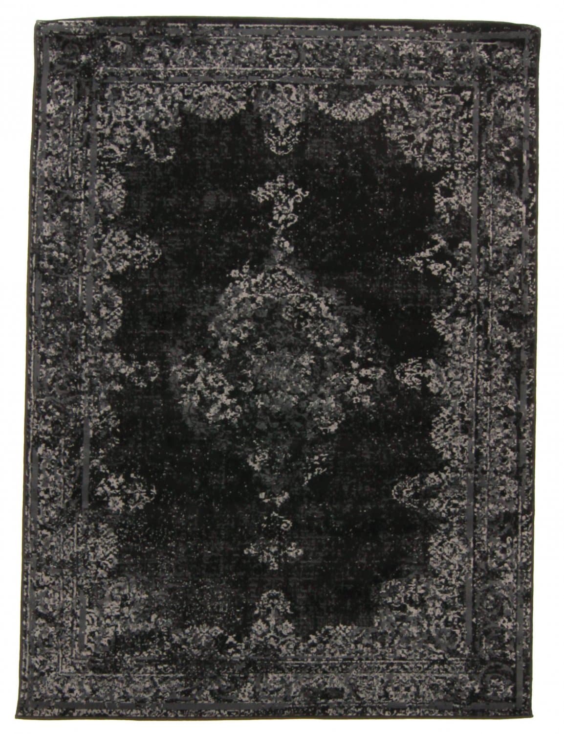 Wiltonmatta - Peking (svart) (Storlek: 200 x 290 cm)