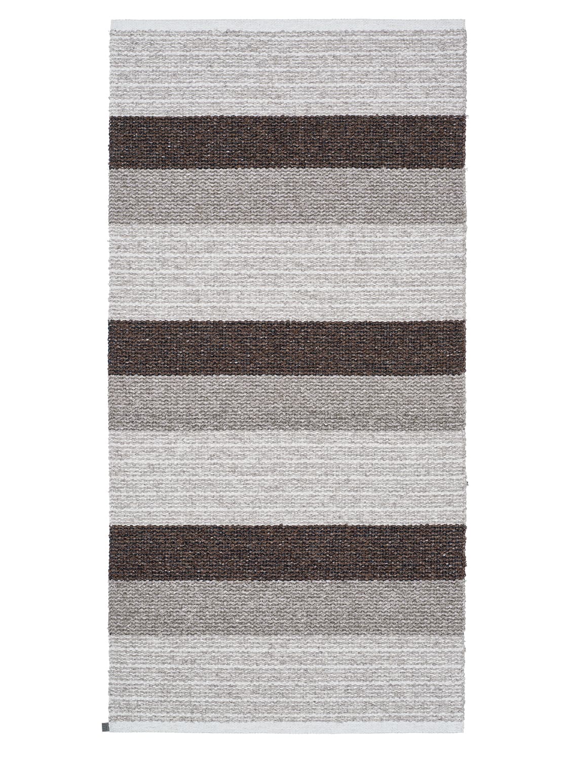 Plast- och Garnmattor - Horredsmattan Myra mix (brun) (Storlek: 70 x 340 cm)