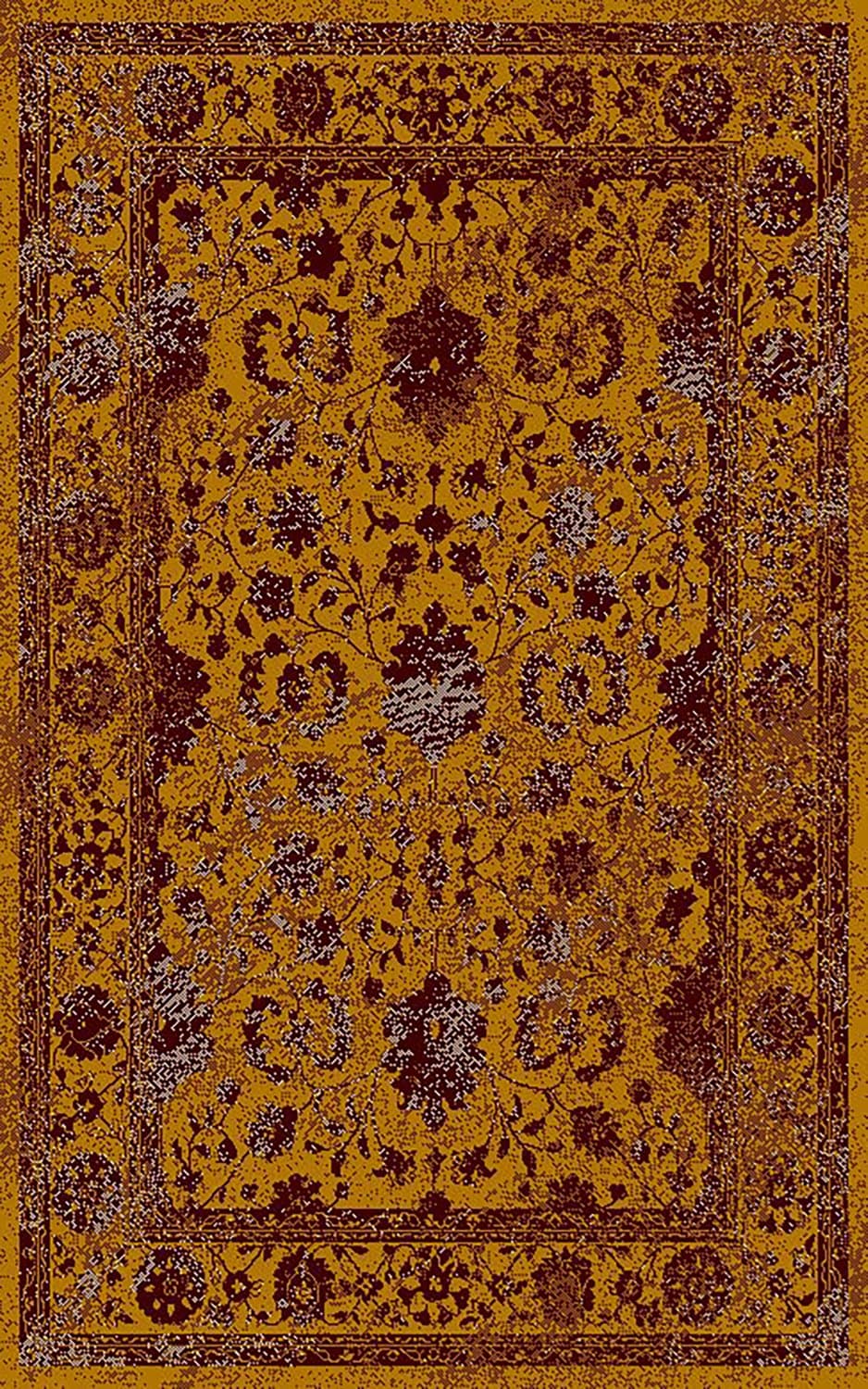 Wiltonmatta - Peking Majestic (guld) (Storlek: 140 x 200 cm)