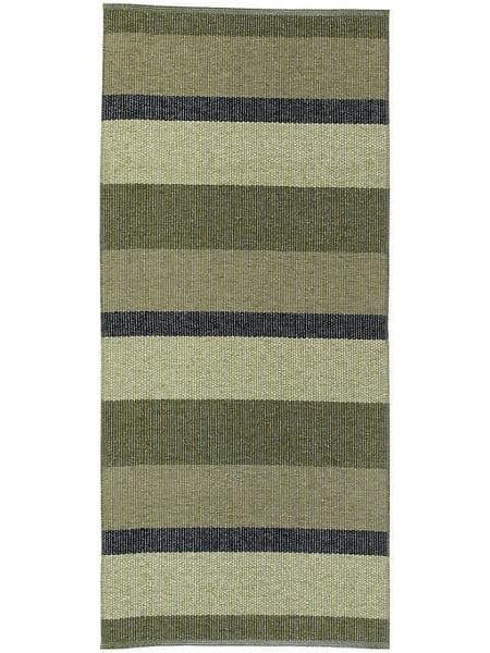 Plastmattor - Horredsmattan Block metallic (oliv) (Storlek: 150 x 150 cm)
