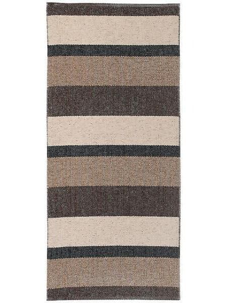 Plastmattor - Horredsmattan Block metallic (brun) (Storlek: 150 x 150 cm)