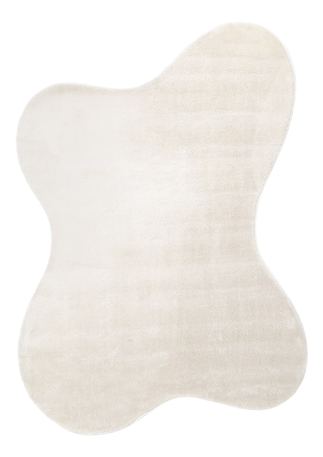 Asymmetrisk Vågig Ryamatta - Aranga Super Soft Fur (beige) (Storlek: 240 x 340 cm)