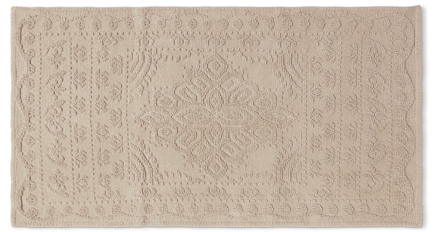 Badrumsmatta - Bella (beige) (Storlek: 70 x 120 cm)