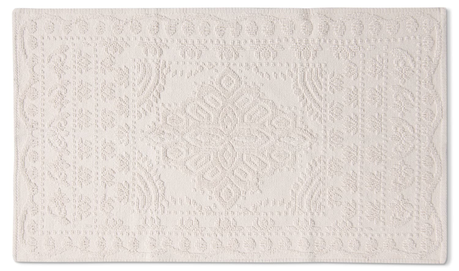 Badrumsmatta - Bella (offwhite) (Storlek: 70 x 120 cm)