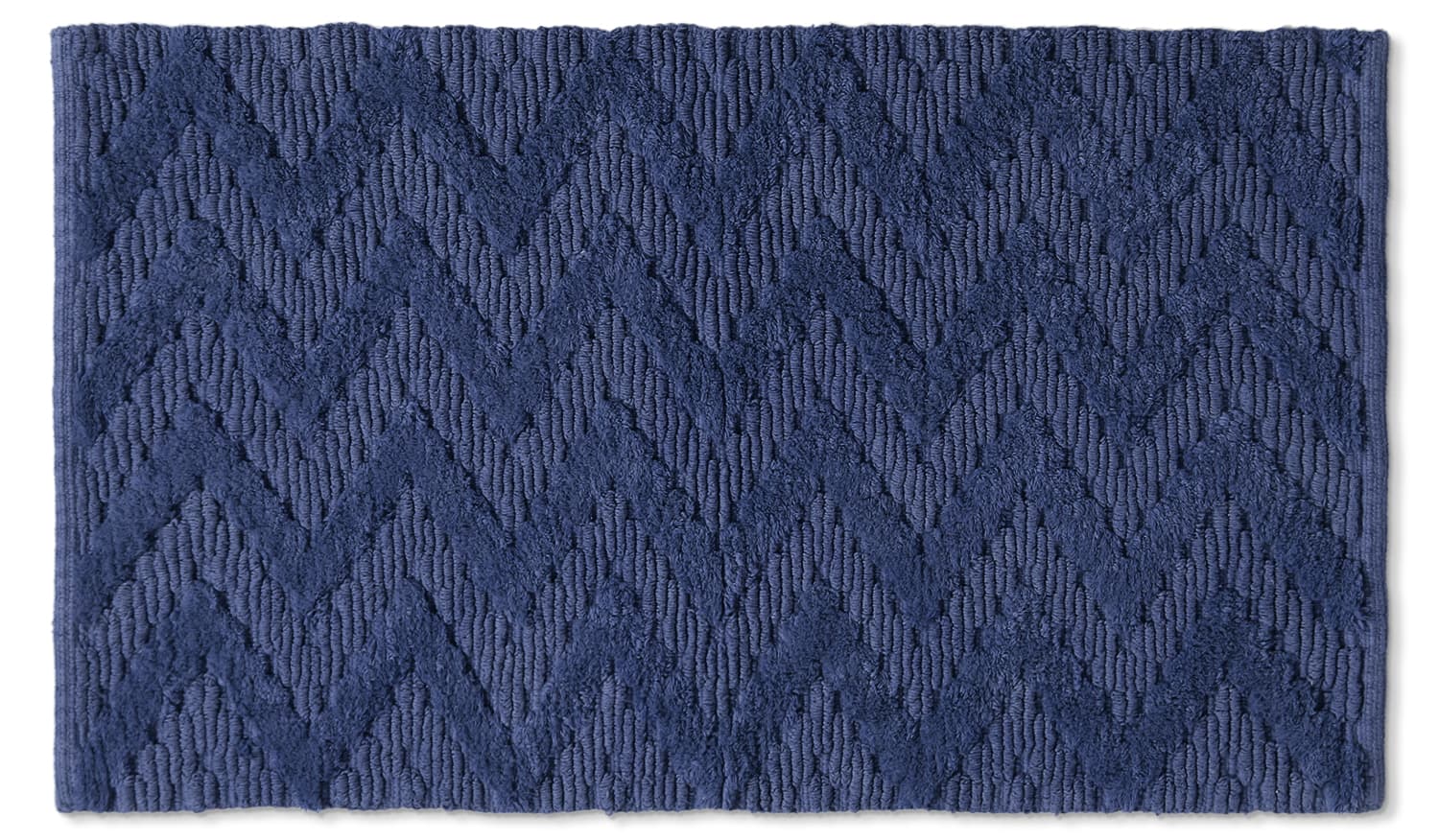 Badrumsmatta - Bellona (blå) (Storlek: 70 x 120 cm)