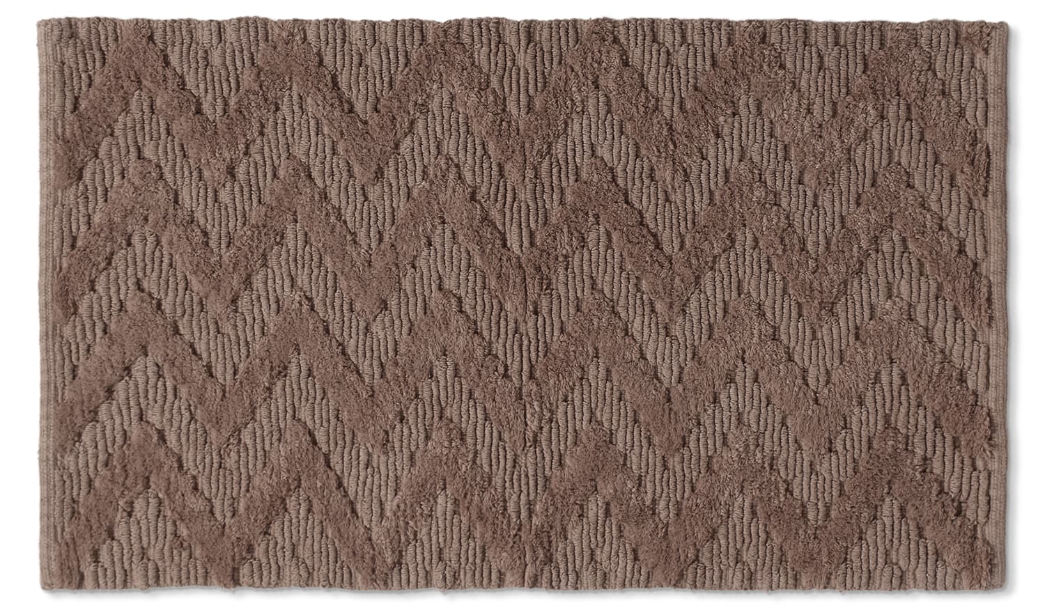 Badrumsmatta - Bellona (brun) (Storlek: 70 x 120 cm)