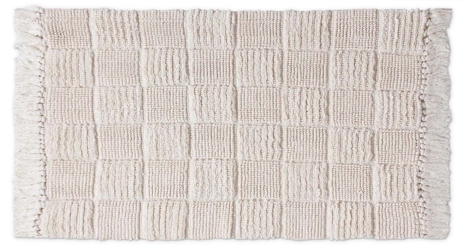 Badrumsmatta - Duna (offwhite) (Storlek: 70 x 120 cm)
