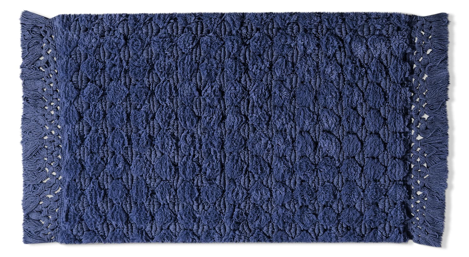 Badrumsmatta - Elvie (blå) (Storlek: 70 x 120 cm)