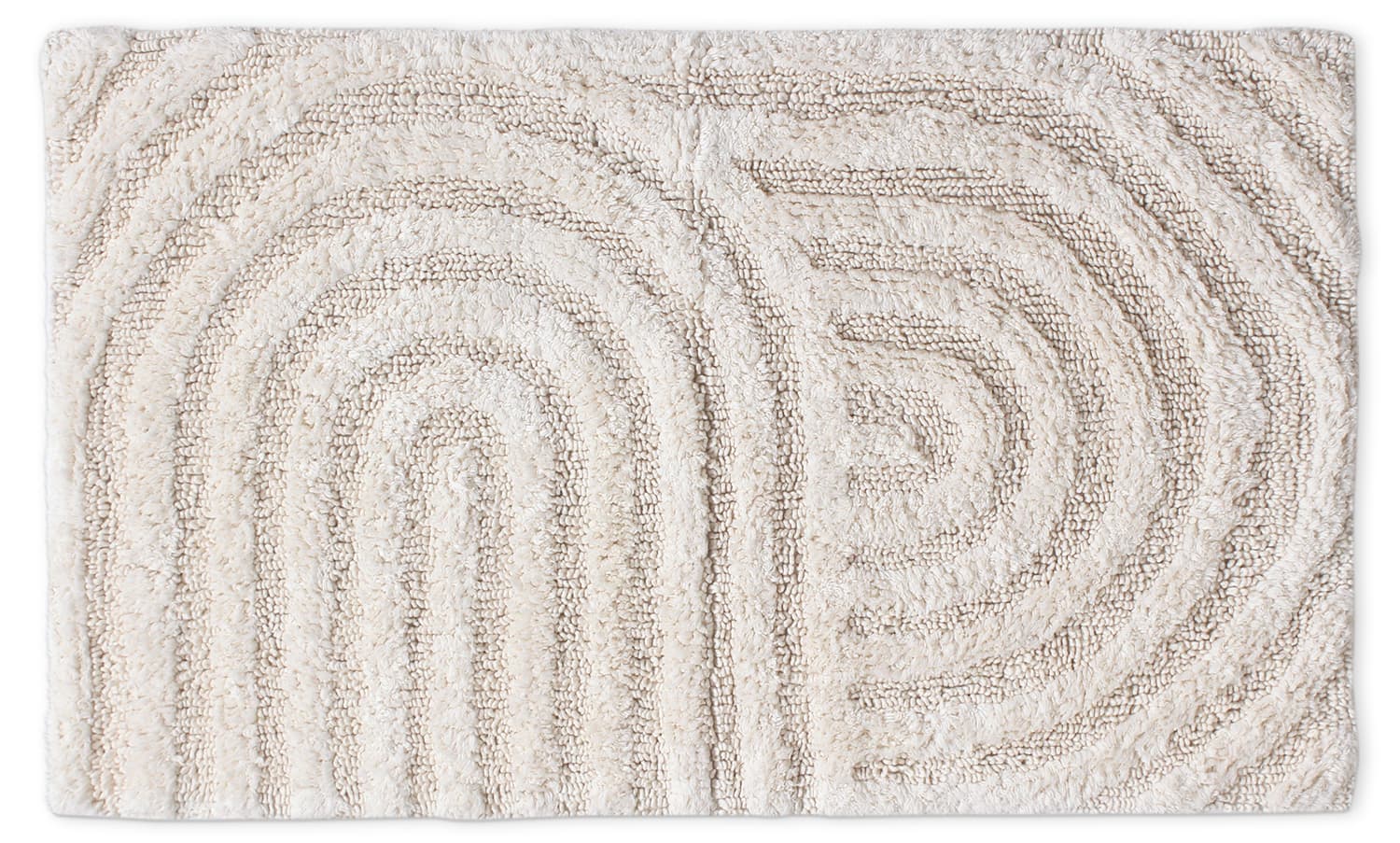 Badrumsmatta - Embla (offwhite) (Storlek: 70 x 120 cm)