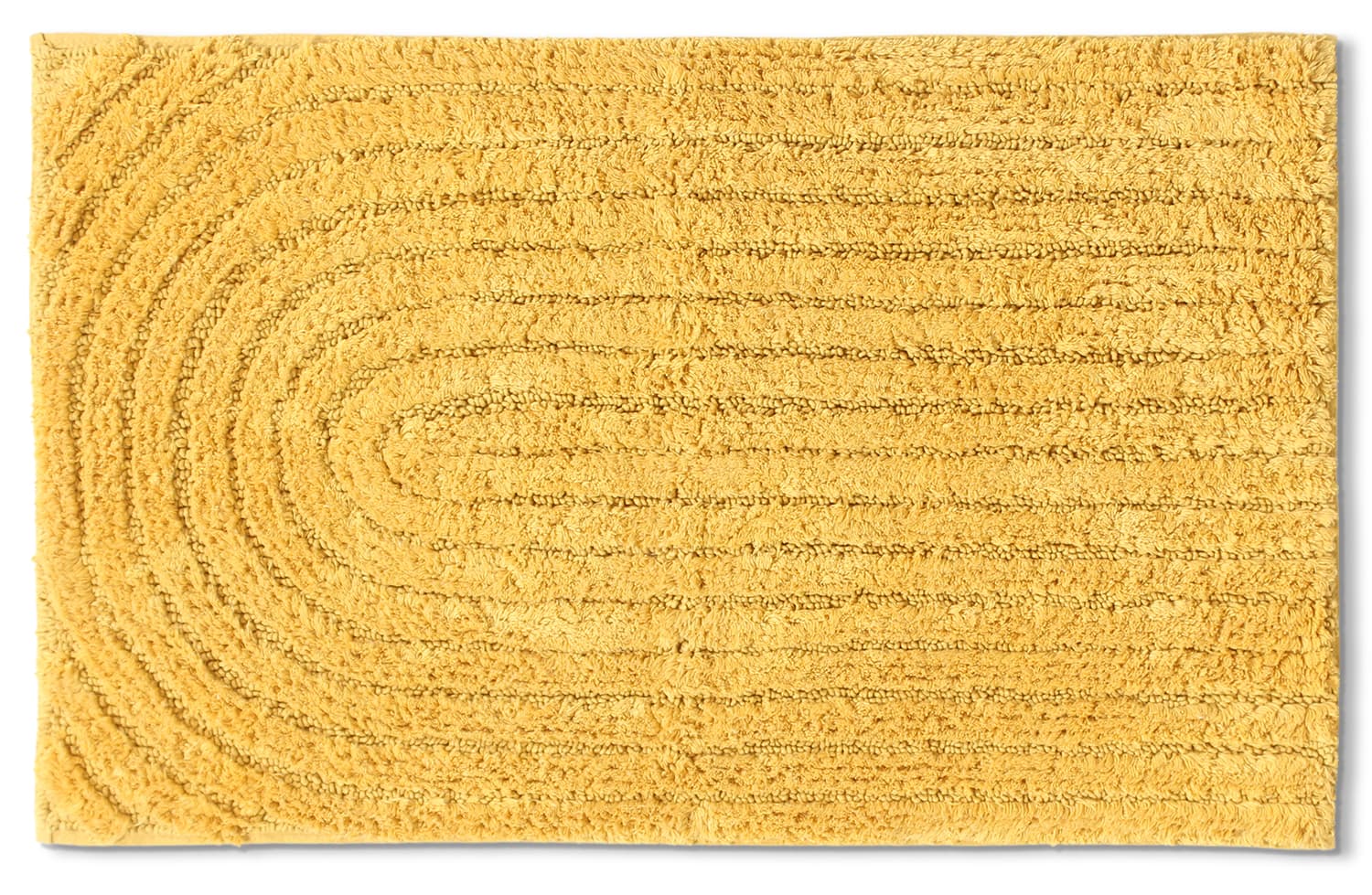 Badrumsmatta - Evena (gul) (Storlek: 70 x 120 cm)