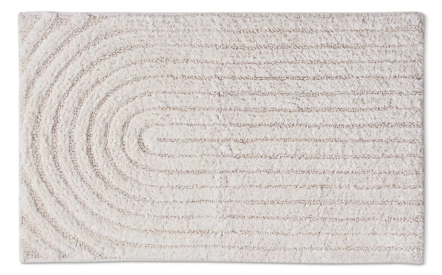 Badrumsmatta - Evena (offwhite) (Storlek: 70 x 120 cm)