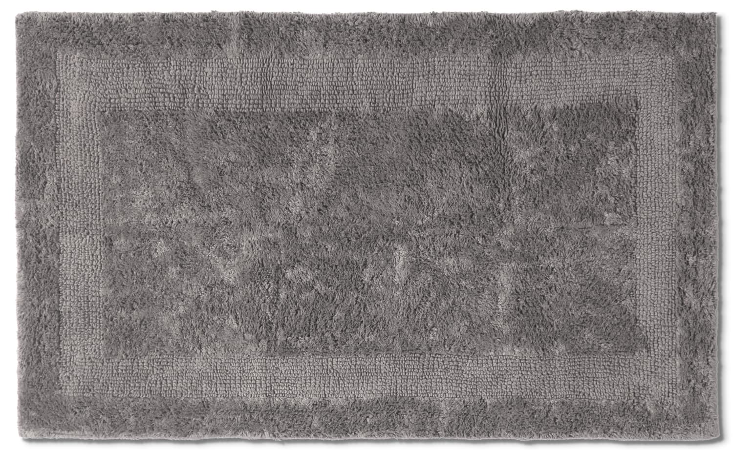 Badrumsmatta - Nila (mörkgrå) (Storlek: 50 x 80 cm)