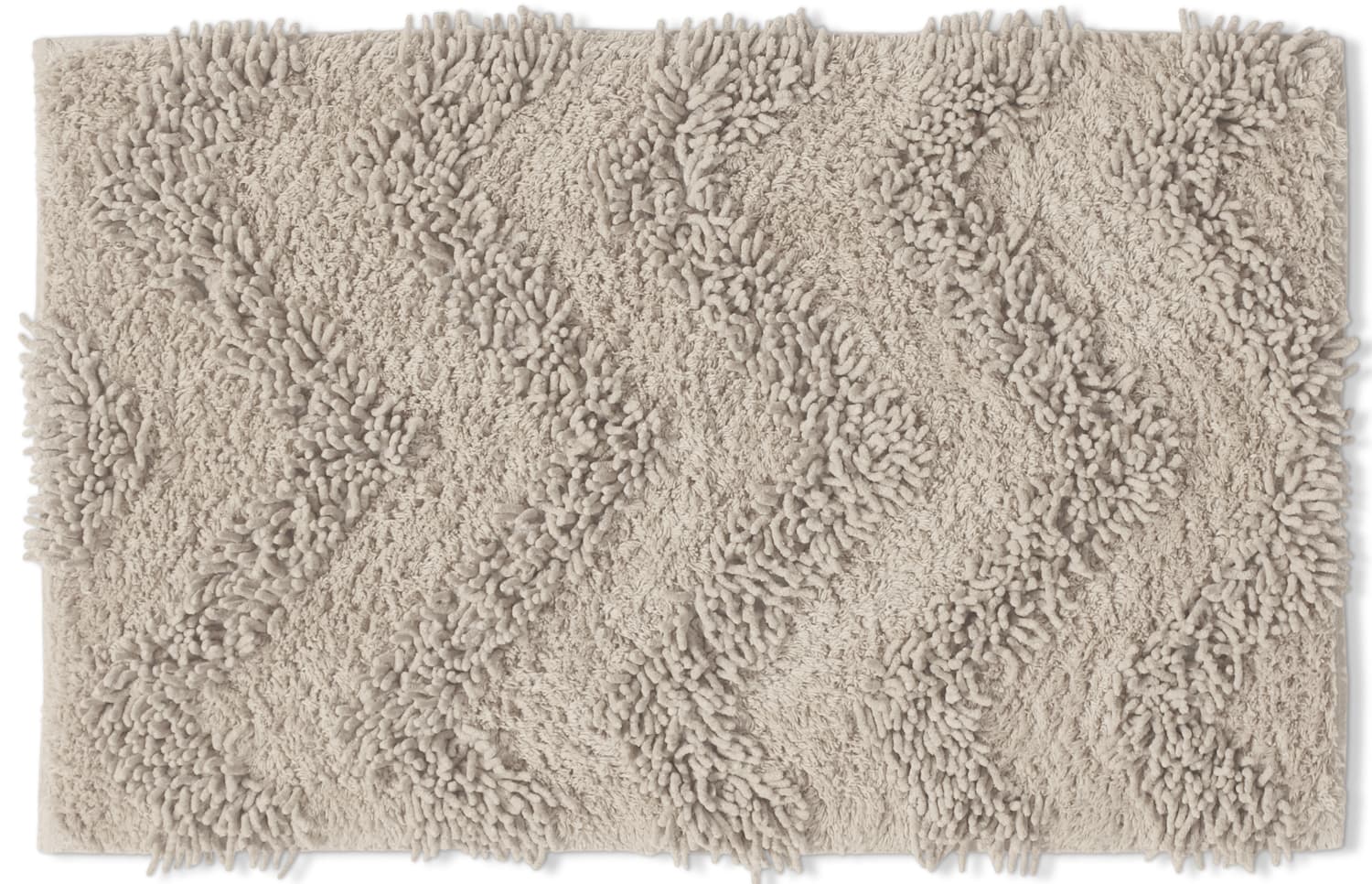 Badrumsmatta - Tressa (beige) (Storlek: 70 x 120 cm)