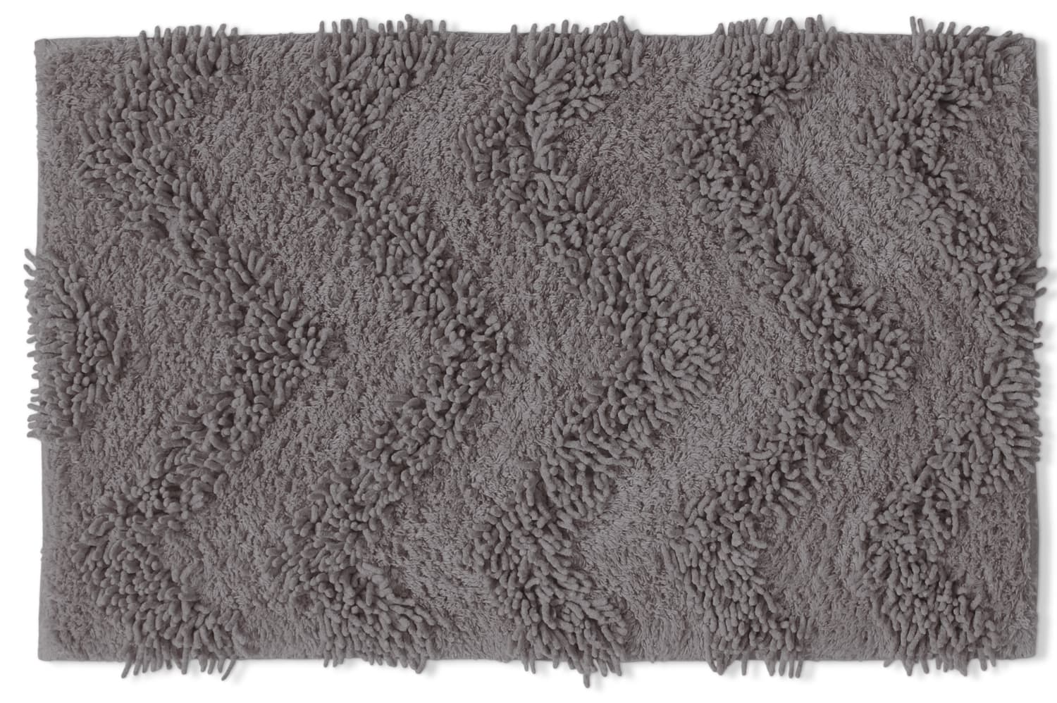 Badrumsmatta - Tressa (mörkgrå) (Storlek: 50 x 80 cm)