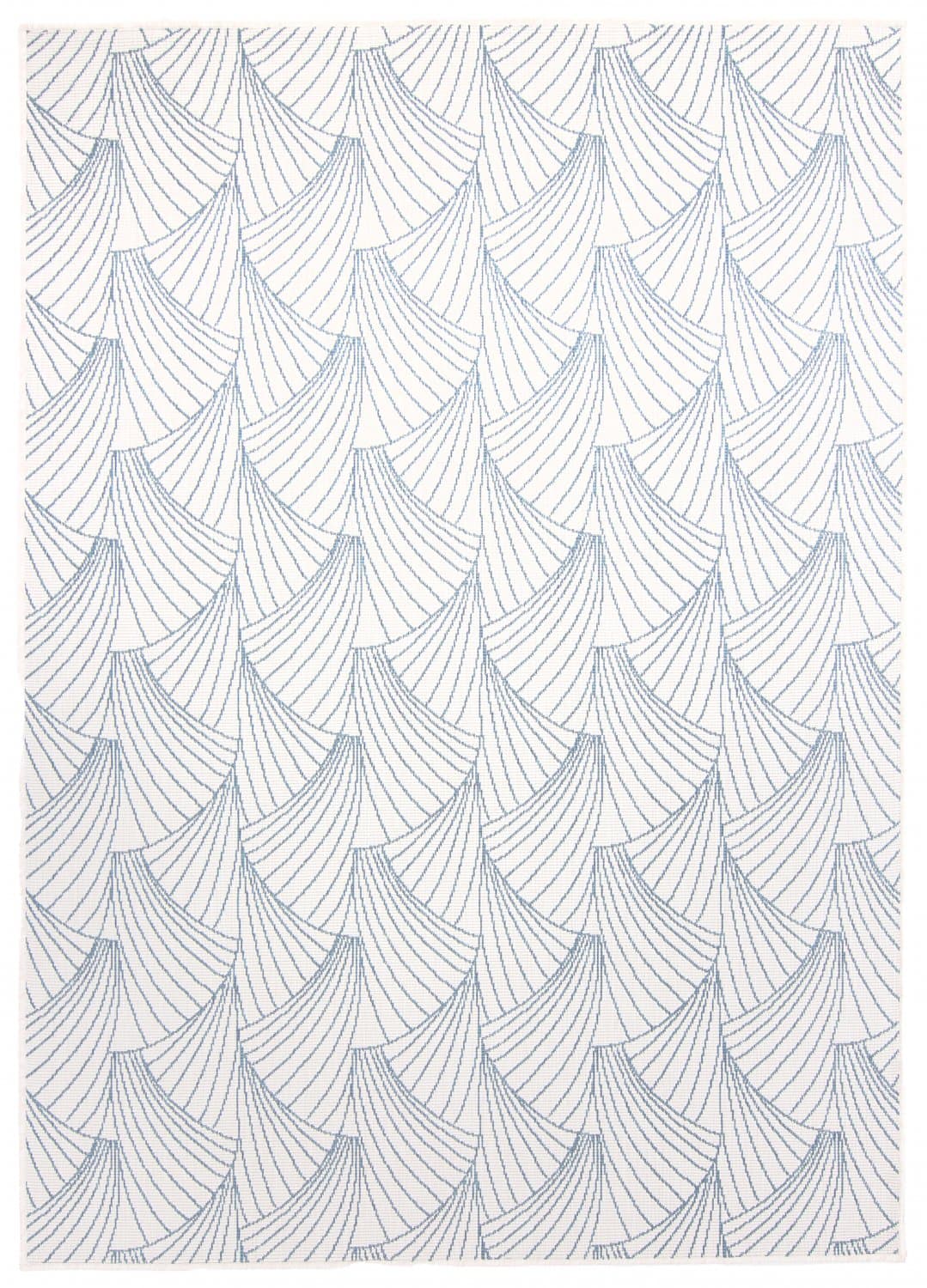 Inomhus- utomhusmatta - Beau (blå) (Storlek: 80 x 200 cm)