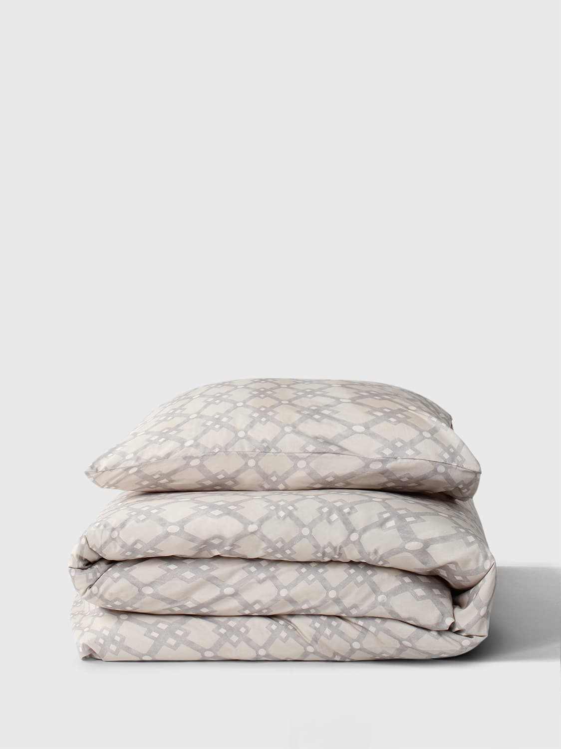 Påslakanset - Belinda (beige) (Storlek: 150 x 210 cm)