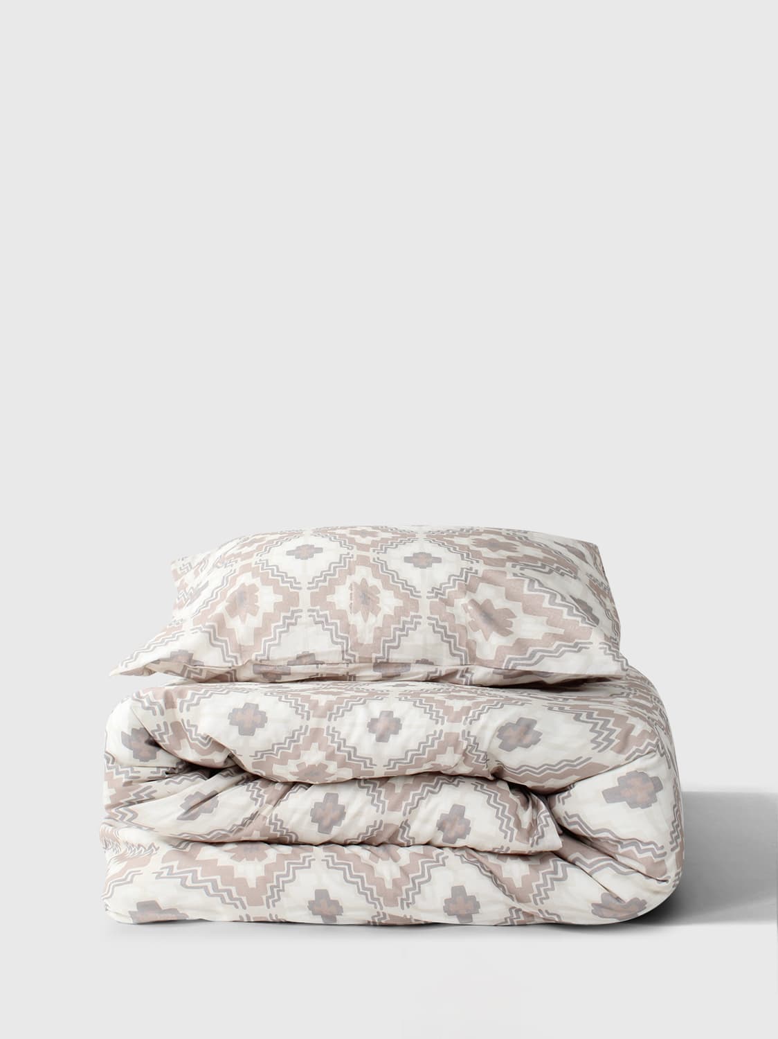 Påslakanset - Benita (beige) (Storlek: 150 x 210 cm)