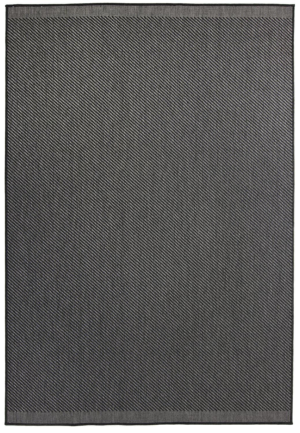 Inomhus- utomhusmatta - Bennett (svart) (Storlek: 80 x 300 cm)