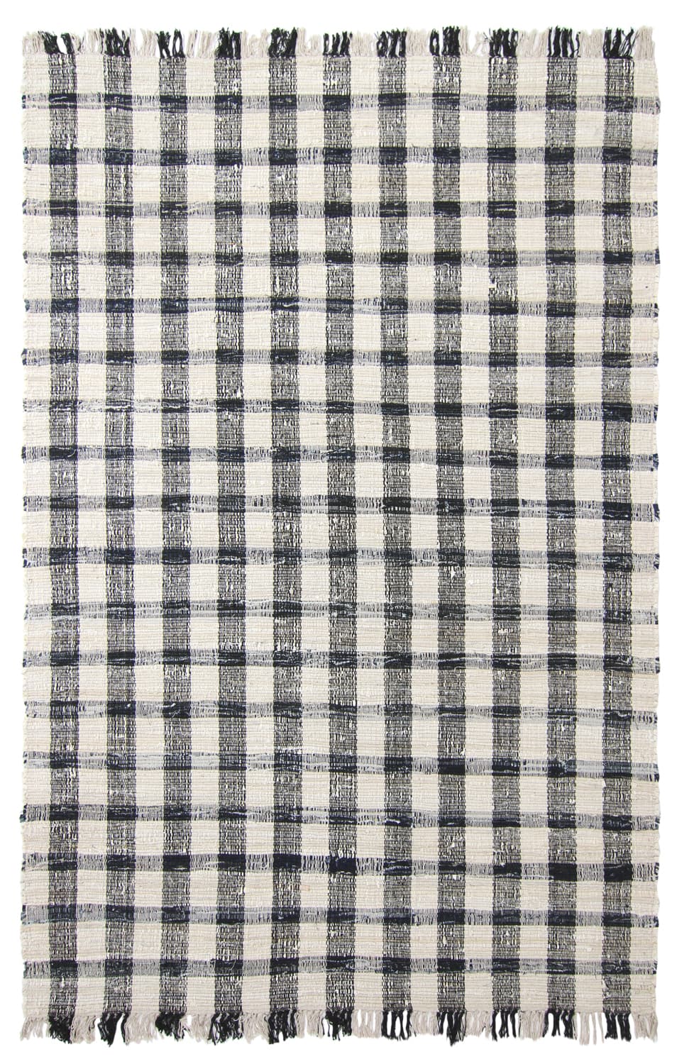 Bomullsmatta - Noomi (svart) (Storlek: 80 x 200 cm)
