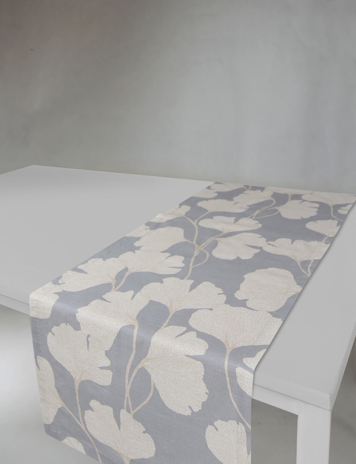 Bordslöpare - Löpare Abril (grå/beige) (Storlek: 40 x 140 cm)