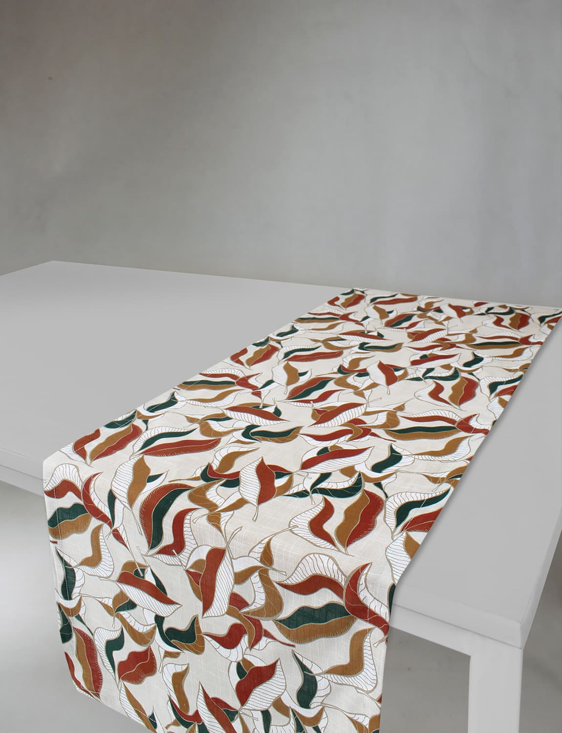 Bordslöpare - Löpare Amalie (beige/rost) (Storlek: 40 x 140 cm)