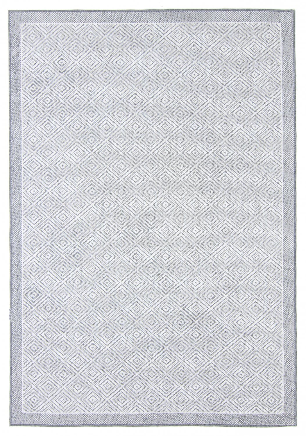 Inomhus- utomhusmatta - Monsaraz (grå) (Storlek: 160 x 230 cm)