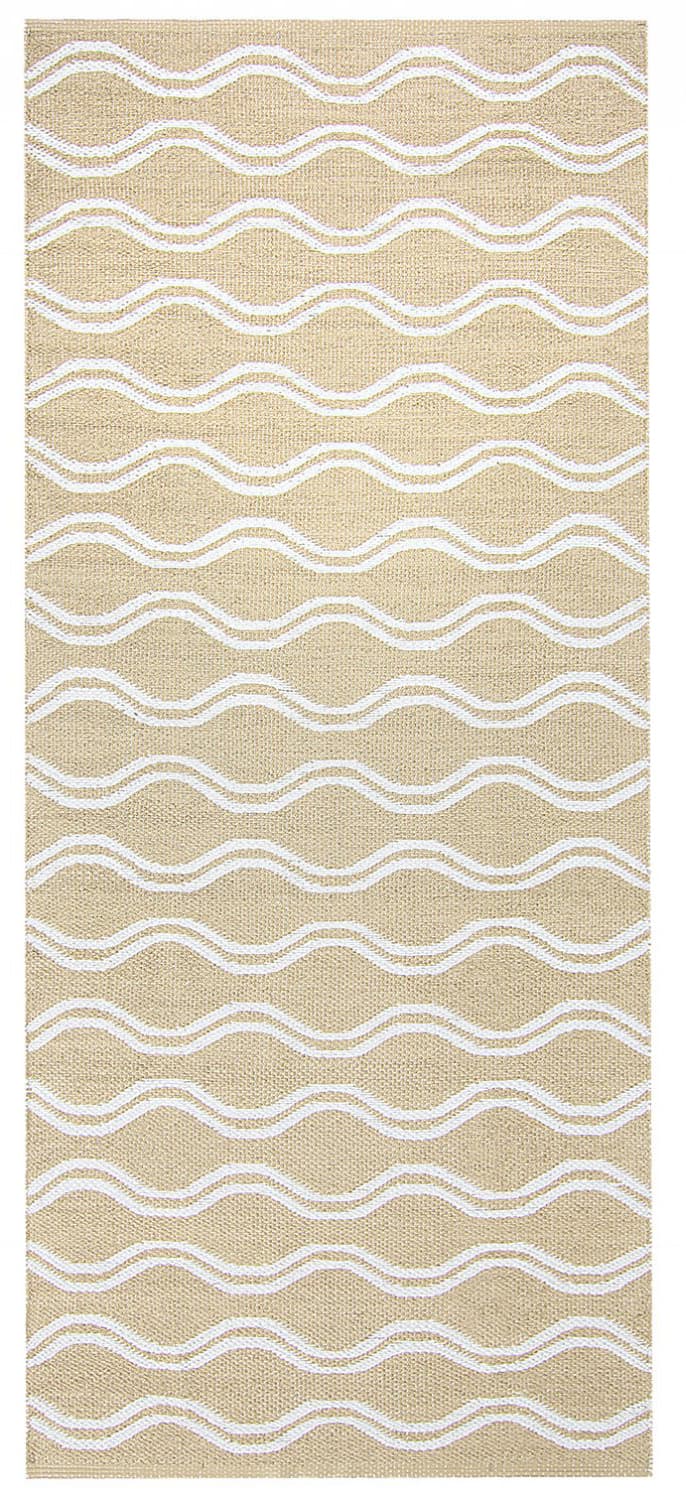 Plastmattor - Camden (beige/vit) (Storlek: 70 x 50 cm)