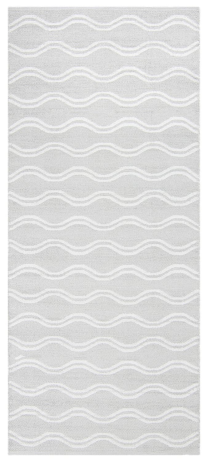 Plastmattor - Camden (grå/vit) (Storlek: 70 x 100 cm)