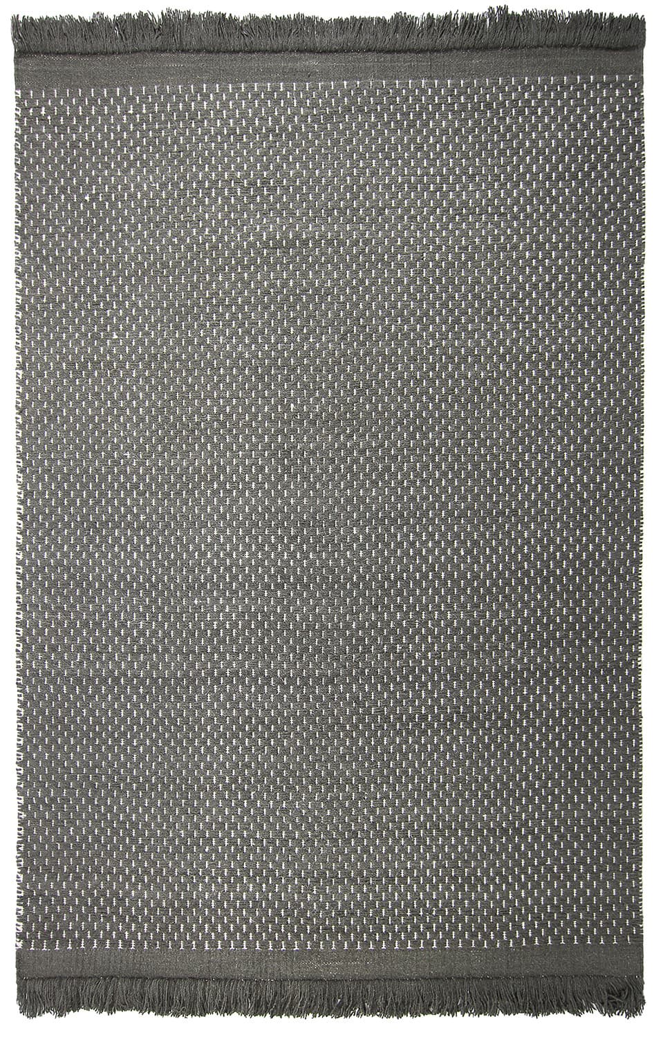 Ullmatta - Clovelly (mörkgrå) (Storlek: 80 x 150 cm)