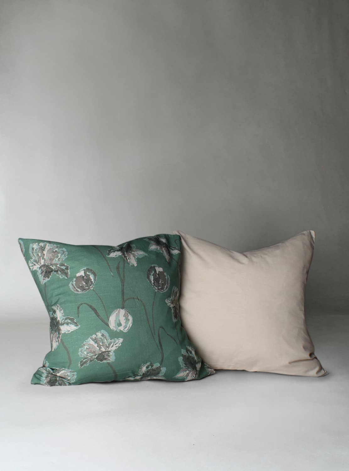 Kuddfodral 2-pack - Alegria (grön) (Storlek: 45 x 45 cm)