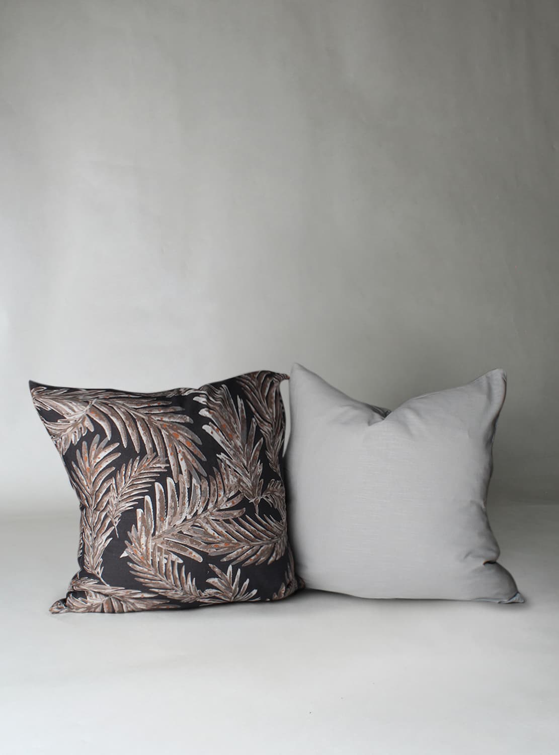 Kuddfodral 2-pack - Acacia (silver) (Storlek: 45 x 45 cm)