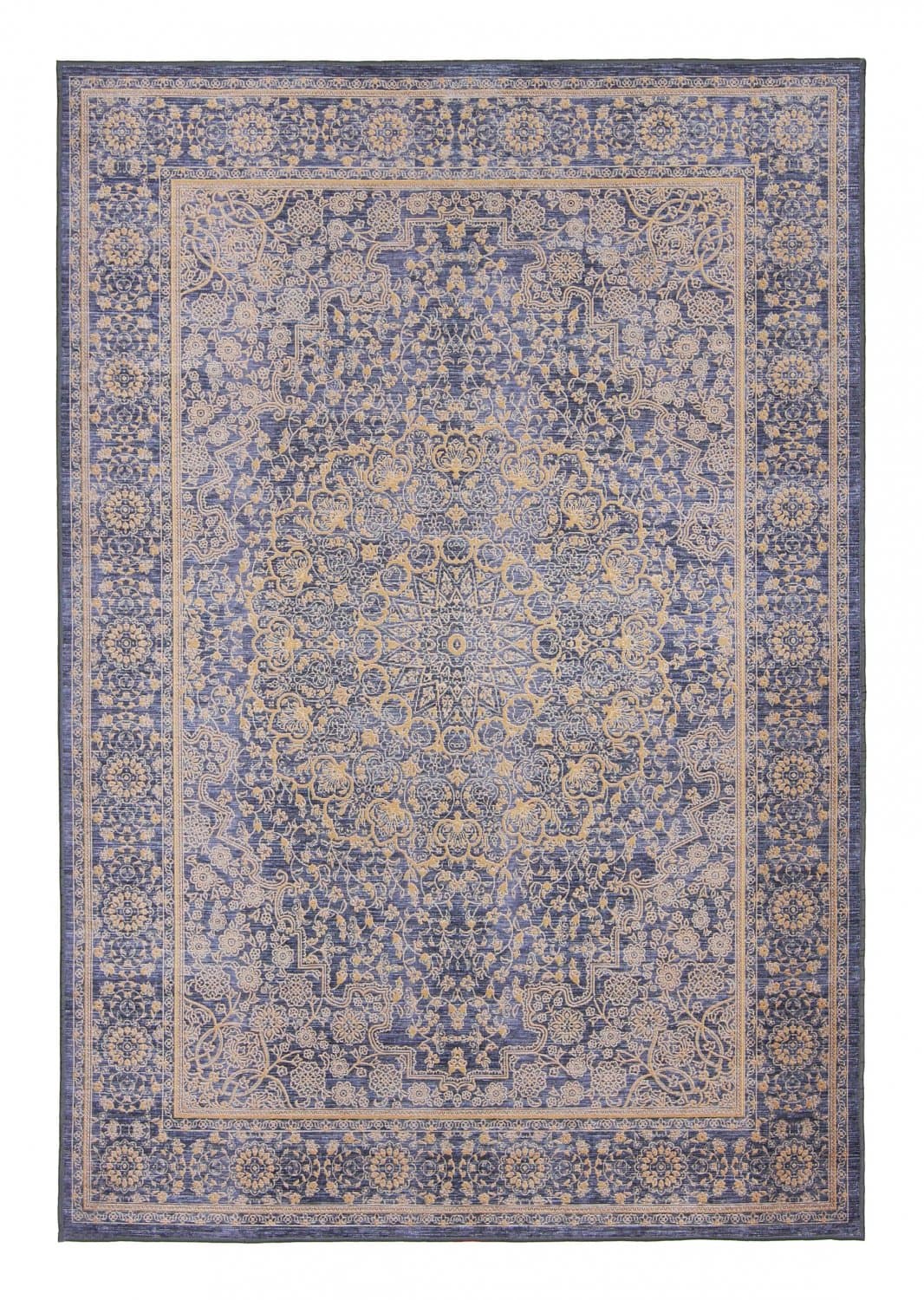 Wiltonmatta - Vinadio (brun/guld) (Storlek: 200 x 280 cm)